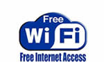 Connessione internet wifi gratuita nelle parti comuni dell'albergo